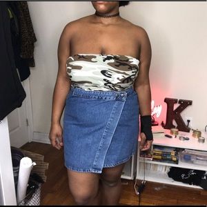 ASOS DENIM WRAP SKIRT!!